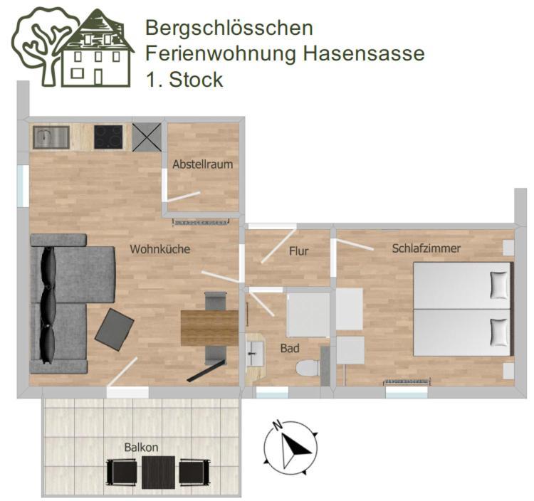 Bergschloesschen Edersee Waldeck  Eksteriør billede